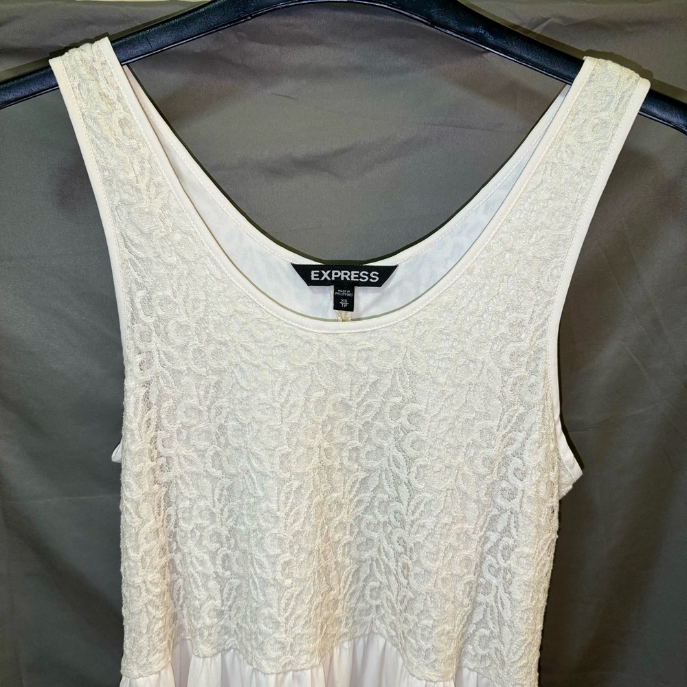 Beautiful Summer Mini Dress - Express - XS TP - Picture 4 of 5